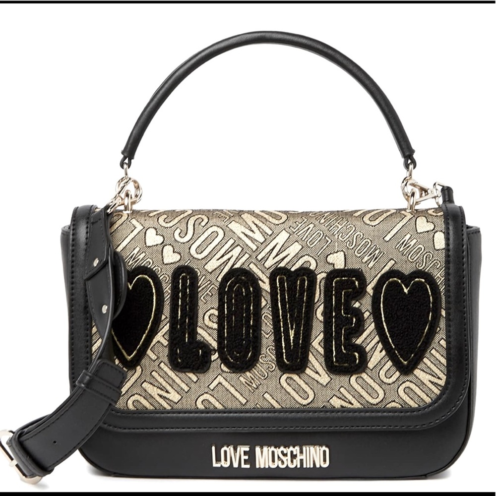Love Moschino Love Applique Shoulder Bag